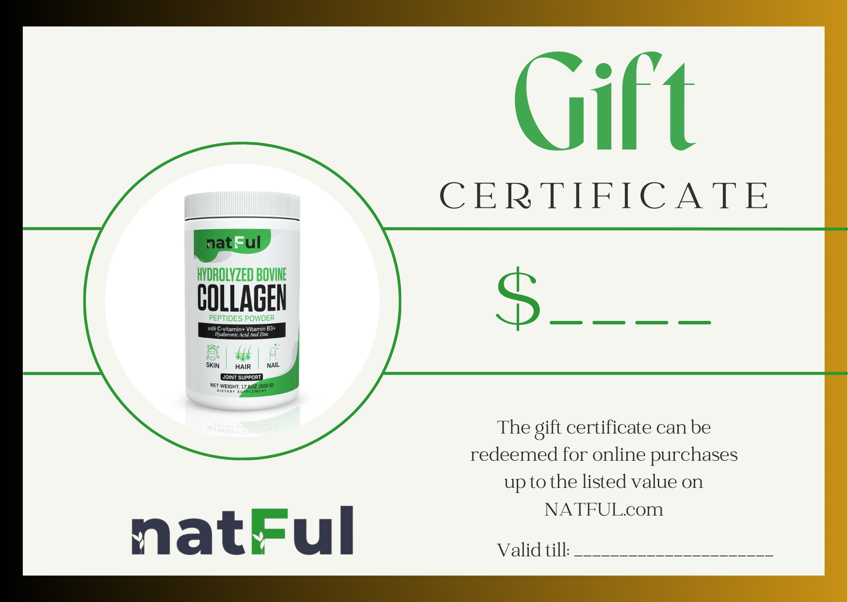 Natful Digital Gift Card – Perfect for Beauty & Wellness