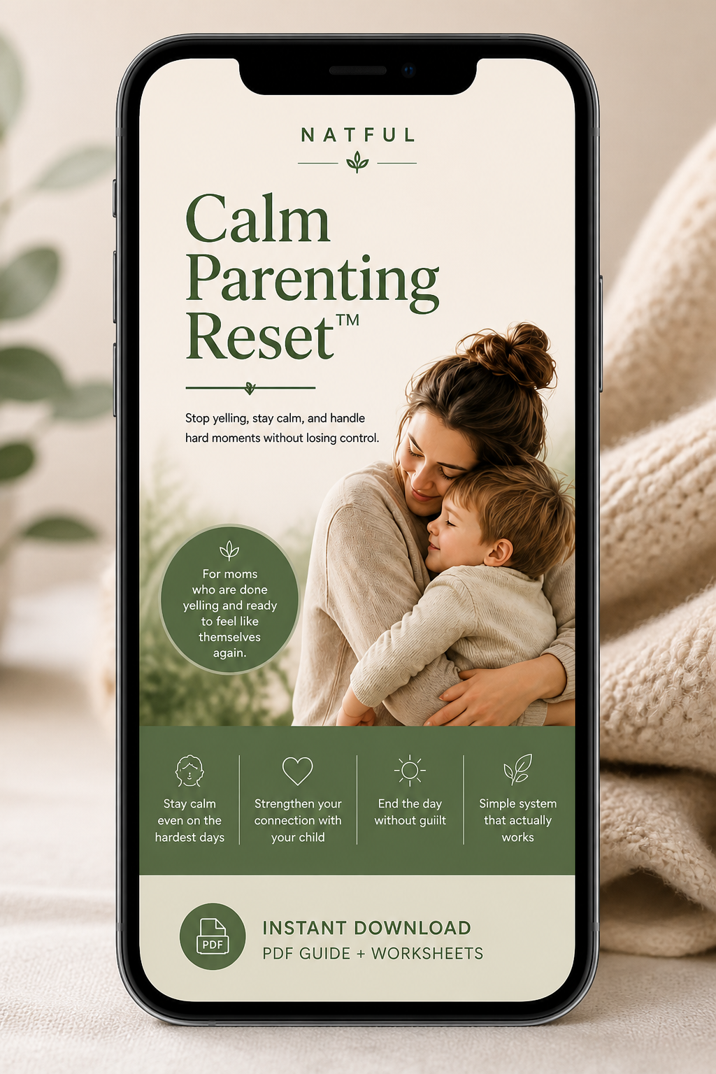 Calm Parenting Reset™ Stop Yelling, Stay Calm & Handle Hard Moments Without Losing Control