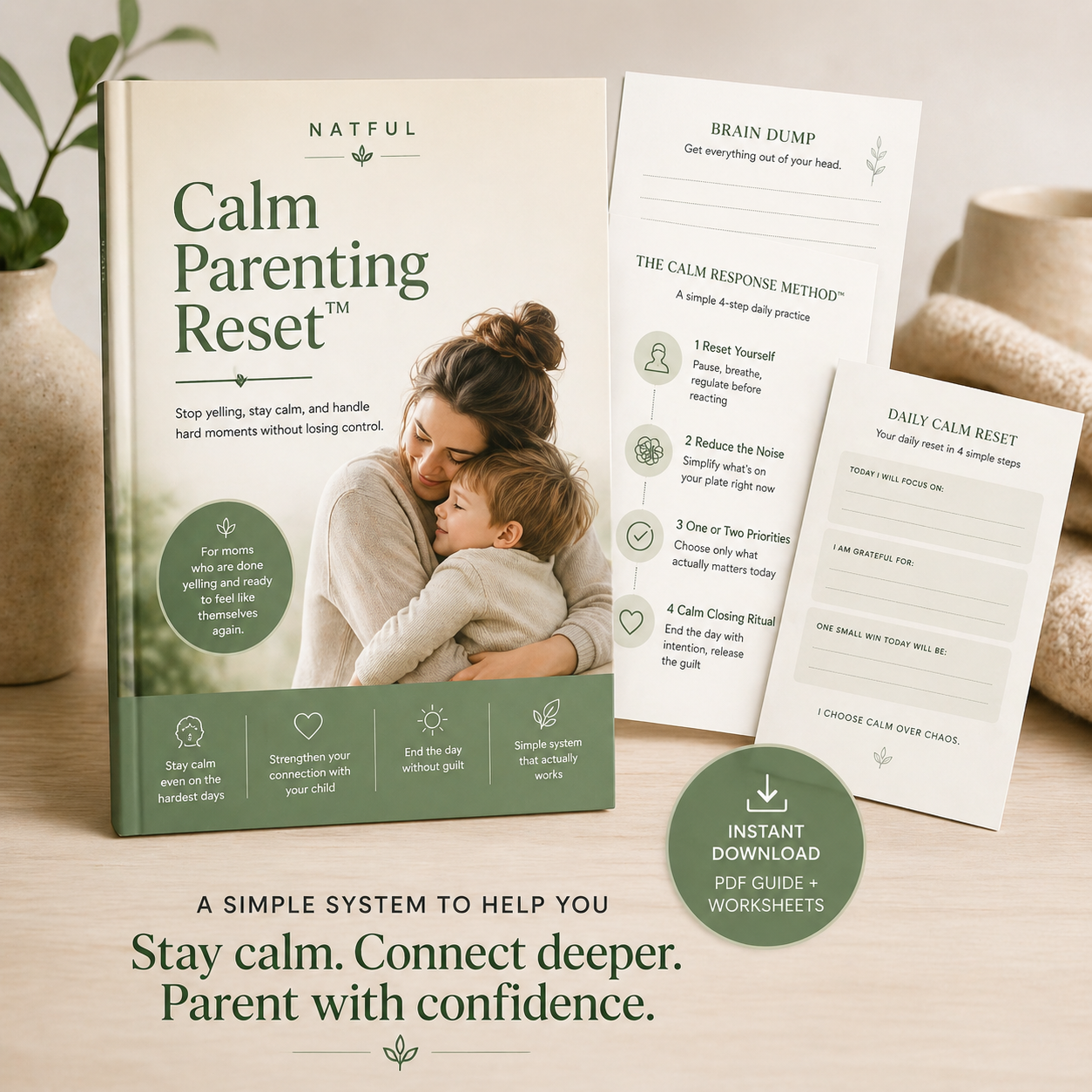 Calm Parenting Reset™ Stop Yelling, Stay Calm & Handle Hard Moments Without Losing Control